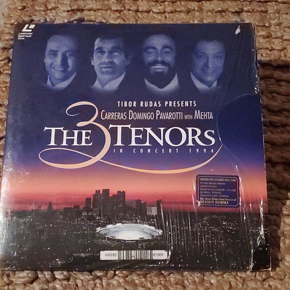 The 3 Tenors in Concert 1994 Laser Disc 1994